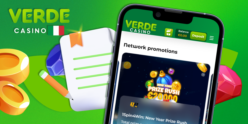 Verde Casino: regole e requisiti per l'utilizzo dei bonus