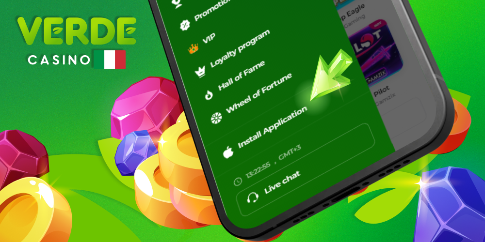 Come installare un'app iOS Verde Casino