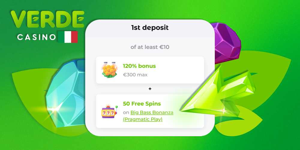 Verde Casino: giri gratuiti per i giocatori italiani sul sito