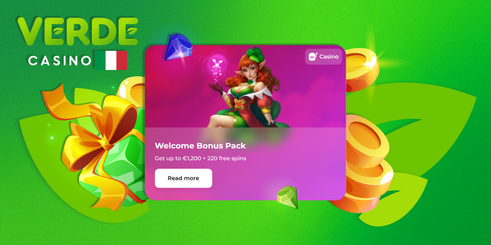 Bonus per i nuovi giocatori di Verde Casino